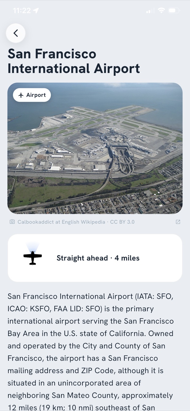 Landmark detail for San Francisco International Airport